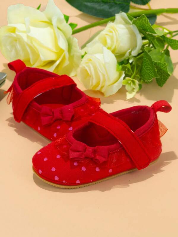 أحذية أطفال للبنات من عمر 0-1 سنة ، أحذية قماشية ذات أرضية ناعمة ومانعة للانزلاق ، أحذية أميرة مناسبة للمشي ، مناسبة للارتداء داخليًا وخارجيًا في فصول الربيع والصيف والخريف