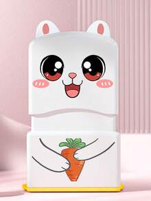 1 Stück schwarze süße Cartoon-Namens-Stempel aus wasserfestem Kunststoff für Kleidung, personalisiert für Studenten und Geschäftsnutzung, individueller Namens-Stempel für Kleidung, handschriftliche Unterschrift-Stempel, Siegel, kompakt, bügelfrei, individuell, einzigartiges ideales Geschenk für sie, Schüler, Arbeiter zu Jahrestagen, Geburtstagen, Zuhause, Schule, Urlaubsstimmung, Schüler der Sekundarstufe I und II, Studenten, Erstsemester, Zweitsemester