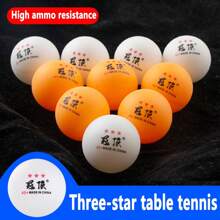 10pcs/20pcs/50pcs ABS Material White/Yellow 40+ New Material Super Durable Table Tennis Balls For Training & Competition, High Elasticity