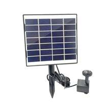 1 Set Solar Powered Water Pump Kit, 1.5W Mini Solar Panel Driven Pump, Separate Solar Panel And Pump, No Battery Needed, Comes With 4 Nozzles, Ground/Wall Mount, Plastic Bird Bath Fountain, Mini Pond, Solar Powered, Non-Detachable Photovoltaic System, Suitable For Birds, Bees And Butterflies, Outdoor Water Features, Garden, Small Pond, Patio And Fish Tank