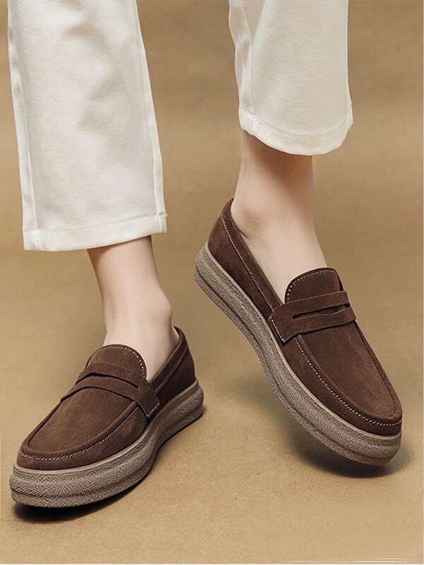 Summer Classic Simple Men's Loafers,Lightweight, Comfortable, Breathable, Slip-Resistant, And Durable Wedding Shoes For The Groom,Slip-On Casual Formal Shoes