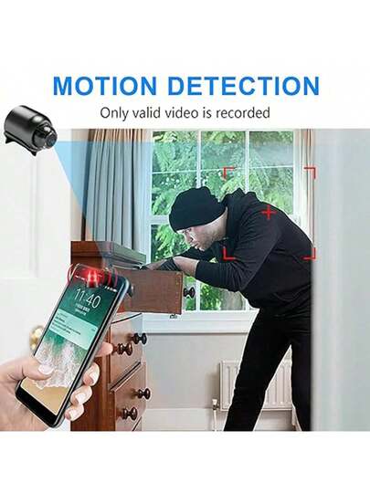 Pc/ Wireless WiFi IP Camera, 1080P HD Home Security Camera Remote App Control, Motion Detection Alert, Sound Monitoring, USB Powered, Compact Easy Installation, Pet Monitoring view 4