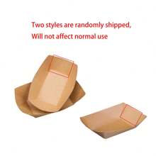 30/50pcs Disposable Kraft Brown Paper Food Trays, Oil-Proof Food Paper Tray Kraft Paper Boat Box, Portable Food Paper Tray For Family Picnic, Suitable For French Fries, Corn Flakes Snacks, Hot Dogs, Taco BBQ, Popcorn Parties, Picnics, Wedding Parties, Multi-Purpose Baking Tool, Kitchen Essentials, Kitchen Accessories (Brown)