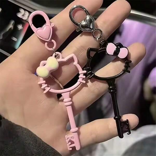 Sanrio Porte-clés mignon Sanrio hello kitty Création de porte-clés de voiture, pendentif de sac, bijou, breloques. Porte-clés de voiture, pendentif, cadeau pour amis. Porte-clés pour femmes