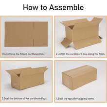 New  40 Packs 8x5x5 Shipping Box For All Busins, Corrugated Cardboard Box Bulk For Shipping Packing Mailing - 8x5x5 Shipping Box - View 6