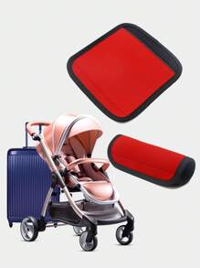 2pcs Baby Stroller Handle Grip Covers, Multi-Functional Luggage Trolley Bar Sleeves