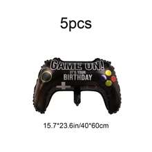 10 Pcs Video Game Party Balloons, Giant Video Game Controller Mylar Foil Balloons Game On Balloons For Gaming Theme Birthday Party Video Game BabyShower Decorations Supplies