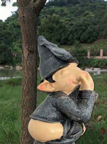 Kotskulptur-Kunsthandwerk, kreative Außendekoration für Garten, Terrasse, Villa, batterielose, Langanhaltende, strukturierte Ornamente