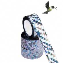 1 Roll Double-Sided Bird Repellent Tape, High Brightness Fruit Tree Deterrent Ribbon Laser Tape - As Shown - View 8