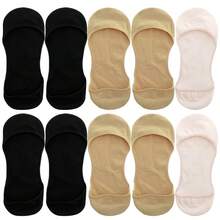 Socks Women's Super Invisible No Show Summer Thin Silicone Non-Slip Low Vamp Solid For High Heels Boat Socks - Multicolor - View 12