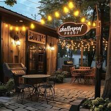 Cadena de luces para exteriores de 45.7m con mando a distancia, decoración de patio de jardín con blanco cálido de 2500 K, 75 + 3 bombillas LED Edison - 50 pies - Ver 8