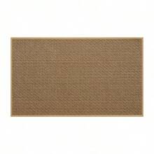 1pc Entryway Floor Mat, Woven Linen Doormat, Rubber Carpet, Anti-Slip Home Entrance Doorway Rug