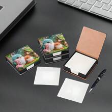 5D Diamant-Malerei-Set - 1 Stück einzigartiger geformter Diamant-Kristall-Blumenmuster-Stationerie-Box mit 150 Blatt Notizpapier, dekorativ und praktisches Geschenkidee für den täglichen Gebrauch