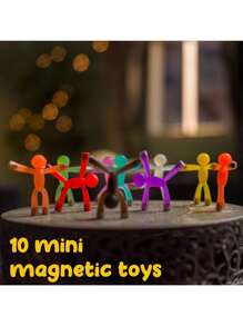 Creative Magnetic Wall Climbing Rubber Stick Figure Man Toy With Strong Magnet, Refrigerator Magnets