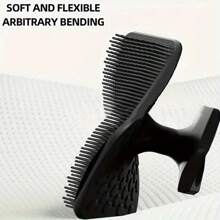 Sanftes Silikon-Reinigungswerkzeug für Männer - Sanfte Peeling-Massagebürste für die gründliche Reinigung, entfernt abgestorbene und trockene Haut, parfümfrei, ergonomisches Design für empfindliche Haut und Bartpflege, Silikon Gesichtsreinigungsbürste, helle Beige Peeling, kompakte Aufbewahrung