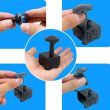 1 Set Solar Powered Water Pump Kit, 1.5W Mini Solar Panel Driven Pump, Separate Solar Panel And Pump, No Battery Needed, Comes With 4 Nozzles, Ground/Wall Mount, Plastic Bird Bath Fountain, Mini Pond, Solar Powered, Non-Detachable Photovoltaic System, Suitable For Birds, Bees And Butterflies, Outdoor Water Features, Garden, Small Pond, Patio And Fish Tank