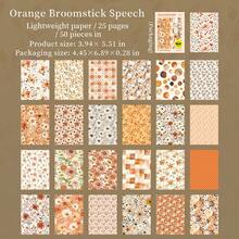 have a good day 1 opakowanie 50 arkuszy Materiał tła w stylu vintage Kwiat Papier ręcznie robiony Ręczne konto Kreatywność DIY Kolaż Karta Estetyka Dziennik śmieci Projekt Papier Sztuka Scrapbooking Artykuły biurowe i szkolne, Artykuły szkolne, Powrót do szkoły