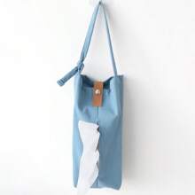 Tissue Box Cover Napkin Holder Case Pouch Organizer