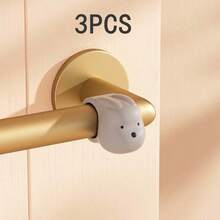 3 件套门把手墙壁保护器、硅胶门保险杠、门把手垫、卧室和前门门挡