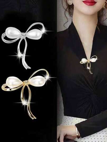 قطعتان دبوس وشاح للنساء مقاوم للضوء، دبوس ياقة على شكل فراشة عالي الجودة لزينة ياقة النساء في فصل الخريف وعيد الهالوين