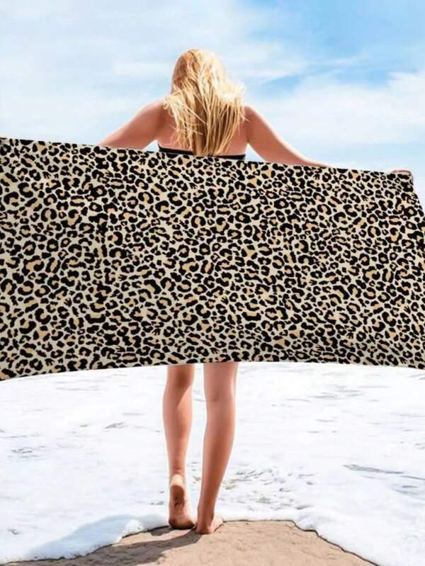 1pc Leopard Print Decorative Wall Hanging Tapestry, Polyester Material, For Living Room, Bedroom, Office Wall Decor, Home Decor, Party Decoration, Rectangular Shape With Drapes, Comes With 3 Wall Nails And 2 Clips, Room Decor, Flags For Room, Room Stuffs, Tapestry Wall Tapestry
