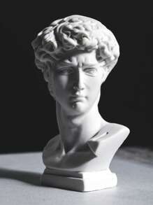 1 pièce de vase de décoration d'intérieur représentant la sculpture antique grecque de David, figurine en résine tridimensionnelle, décor de pot de fleurs d'intérieur et d'extérieur, décoration exquise