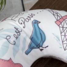 Karaca Home Visco Comfy Birdy Neck Pillow - White - View 2