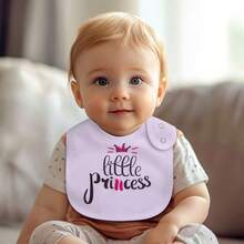 6 piezas de baberos impermeables y ajustables con estampado de animales de dibujos animados lindos, adecuados para primavera, verano, otoño e invierno, para niños y niñas - Multicolor - Ver 6