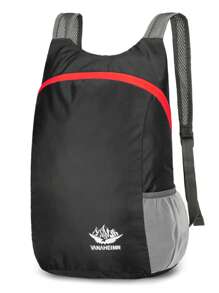 1pc Foldable Backpack - 20L Outdoor Sports Bag - Water-Resistant, And Comfortable Folding Bag Ultra-Light Portable Storage Bag Camping Essentials Camping Equipment