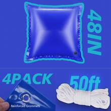 Inflatable Swimming Pool Thick Frost Protection Cover, Floating Cushion Air Mat Pillow, Swimming Pool Anti-Dust Protective Pillow