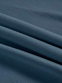 Boys Casual Printed Grey Blue Round Neck Short Sleeve T-Shirt, Summer Tops For Teens & Students - Dusty Blue - View 5