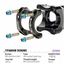 TOSEEK SHIKRA XD35 MTB Vorbau aus Aluminiumlegierung, ultraleicht, hochfest, kurz 35mm, MTB Fahrrad Vorbau, Mountainbike Fahrrad Vorbau