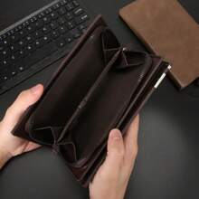 Men's Casual Versatile Long Wallet & Clutch For Men Wallet Purse Wallet Wristlet Wallet