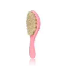 Brosse de coiffure texture de hêtre rose unisexe - Conception résistante aux vagues pour des coiffures lisses et le peignage de la barbe, Brosse, Brosses à cheveux, Brosse de contour, Brosse à cheveux, Peigne à cheveux, Peigne à cheveux, Brosse démêlante, Brosse boule, Mini brosse à cheveux, Set de brosses à cheveux, Peigne en bois