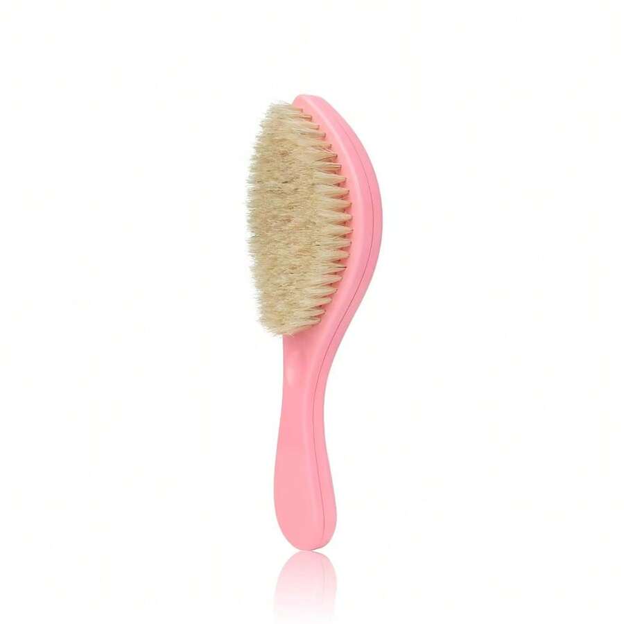 Brosse de coiffure texture de hêtre rose unisexe - Conception résistante aux vagues pour des coiffures lisses et le peignage de la barbe, Brosse, Brosses à cheveux, Brosse de contour, Brosse à cheveux, Peigne à cheveux, Peigne à cheveux, Brosse démêlante, Brosse boule, Mini brosse à cheveux, Set de brosses à cheveux, Peigne en bois