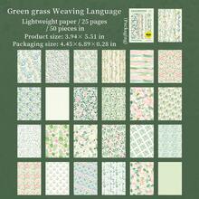 have a good day 1 opakowanie 50 arkuszy Materiał tła w stylu vintage Kwiat Papier ręcznie robiony Ręczne konto Kreatywność DIY Kolaż Karta Estetyka Dziennik śmieci Projekt Papier Sztuka Scrapbooking Artykuły biurowe i szkolne, Artykuły szkolne, Powrót do szkoły