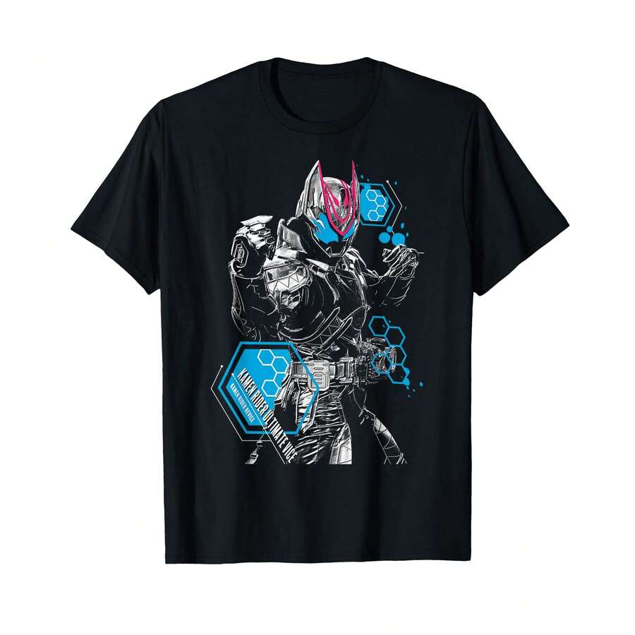 Kamen Rider Ultimate Vice T-Shirt] SP Father's Day Gifts - Black - View 1