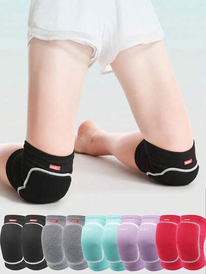 AOLIKES 1 对排球护膝，适用于舞者，柔软透气护膝，适用于男女膝盖保护，护膝适用于排球足球舞蹈瑜伽网球跑步骑行锻炼攀岩健身房配件膝盖支撑