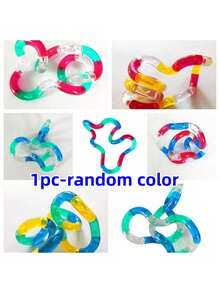 1/3/6/10/15/20件套感官玩具，适合自闭症成人，减压玩具，扭动玩具，颜色可自由搭配 - 彩色 - 查看 11