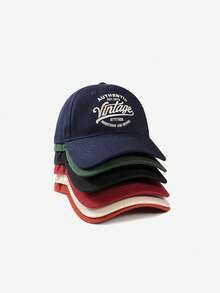 kissyouths Mũ lưỡi trai polyester thêu chữ, mũ thể thao ngoài trời unisex, có thể điều chỉnh kích cỡ, chống nắng, thích hợp cho kỳ nghỉ, tiệc tùng, quà tặng thời trang, mùa hè, đi biển. - Nhiều màu - Xem 3