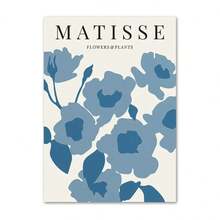 1 pieza Pintura de arte de pared sobre lienzo con temáticas minimalistas nórdicas modernas de los artistas Matisse, Kusama Yayoi, Picasso - Decoración para el hogar u oficina, regalo opcional con marco - Multicolor - Ver 21