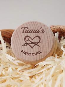 1pc Customized Unique Baby Teeth, Hair And Umbilical Cord Storage Box, Wooden Growth Memorial Gift And Photography Props,Easy Comfort,Birthday Gift - Multicolor - View 8