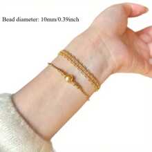 1pc Women's Luxurious Lace Trimmed Wavy Bracelet - Fashionable Versatile Jewelry, Suitable For Daily, Party, Holiday, And Banquet Occasions