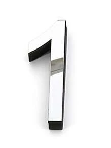 1 Pieza Letras y números decorativos cúbicos de oro 3D autoadhesivos y removibles de acrílico para decoración del hogar. Incluye respaldo adhesivo de alta adherencia sin rastros, instalación sin herramientas, fácil de pegar en metal, madera y otro tipo de puertas.