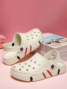 1 Paar atmungsaktive, rutschfeste Herren Sandalen, Neuestes Design 2025, Straßenmode Stil, Lässig Outdoor Strandlatschen, bequem und weich für den täglichen Gebrauch drinnen