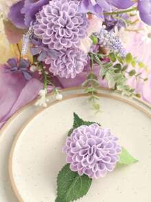 1/5/10 件人造大丽花、人造丁香泡沫玫瑰（带茎），适用于 DIY 婚礼花束、新娘派对装饰、婚礼桌椅布置、派对桌装饰、花园装饰、家居装饰、卧室装饰、客厅装饰、花瓶插花、庭院装饰、夏季装饰、生日礼物、毕业礼物 - 彩色 - 查看 4