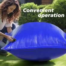 Inflatable Swimming Pool Thick Frost Protection Cover, Floating Cushion Air Mat Pillow, Swimming Pool Anti-Dust Protective Pillow