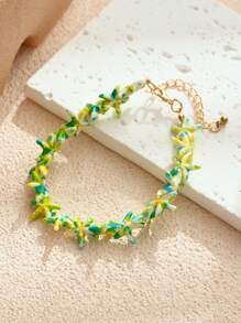 1/2/3/6/9pcs Multi-Color Natural Shell Asymmetrical Stone Sea Star Necklace Bracelet Set, Suitable For Women Spring/Summer Daily, Beach, Holiday & Casual Wear