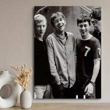 Framed Blur Band Retro Rock Canvas Art, "  Music Poster For Living Room & Music Room Decor - Framed - View 2