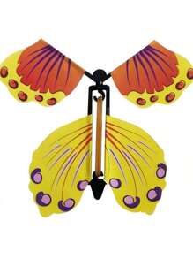 Fliegender Schmetterling Zauberkunststück - Schmetterling fliegende Bühnendeko, Spielutensilien, kann als Windspiel oder Lesezeichen verwendet werden, interaktives Unterhaltungsspiel, zufällige Farbe & Stil